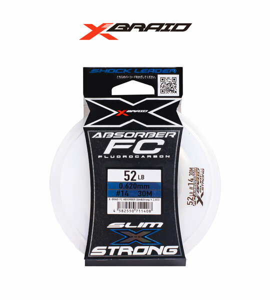 YGK X021 ABSORBER SLIM&amp;STRONG FC 30M 10.89KG 0.373