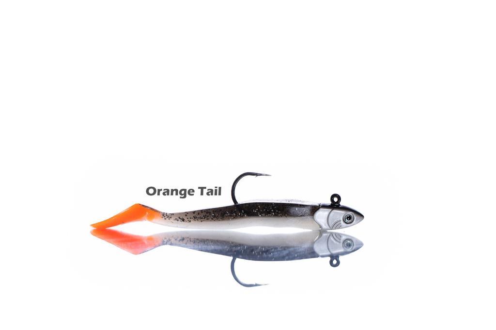 SAYORI SHAD 2+1  8 CM 12 GR ORANGE TAIL