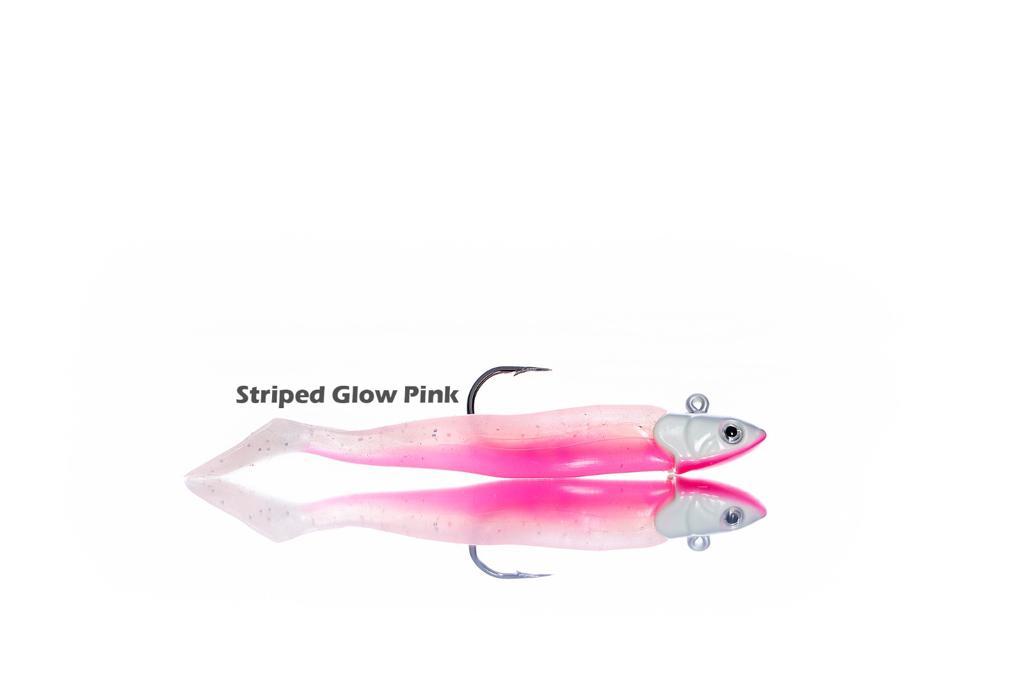 SAYORI SHAD 2+1  8 CM 12 GR STRIPED GLOW PINK