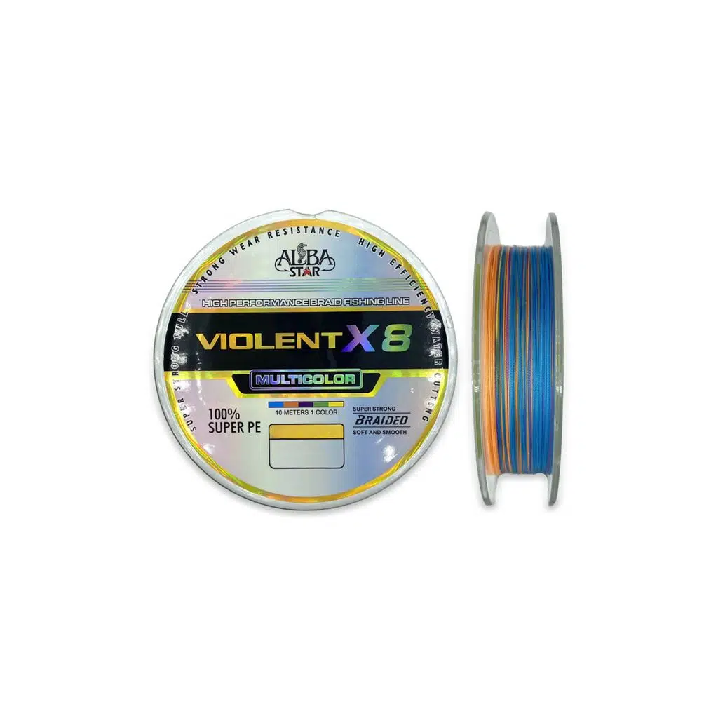 ALBASTAR VIOLENT 8X PE MULTI COLOR 150 METRE 0,21 MM
