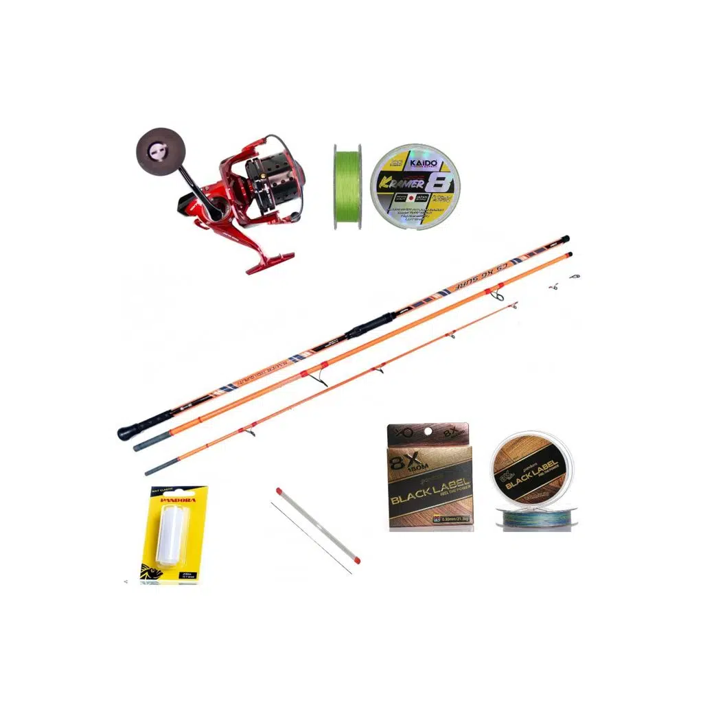 BAUER CS X6 420CM+BAUER RED SURF 8000 SURF OLTA SETİ