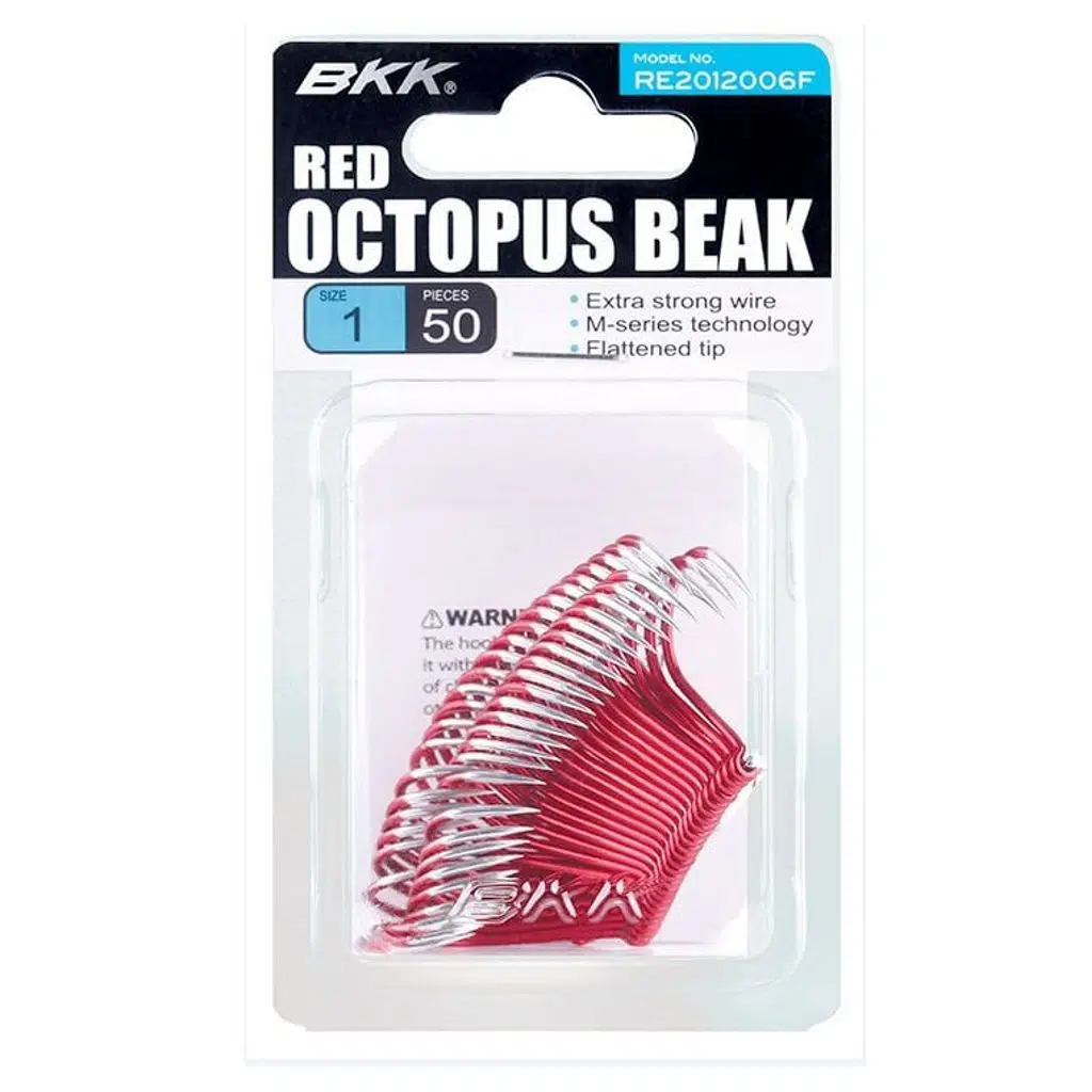 BKK Red Octopus Beak 50 Adet Olta İğnesi 6/0