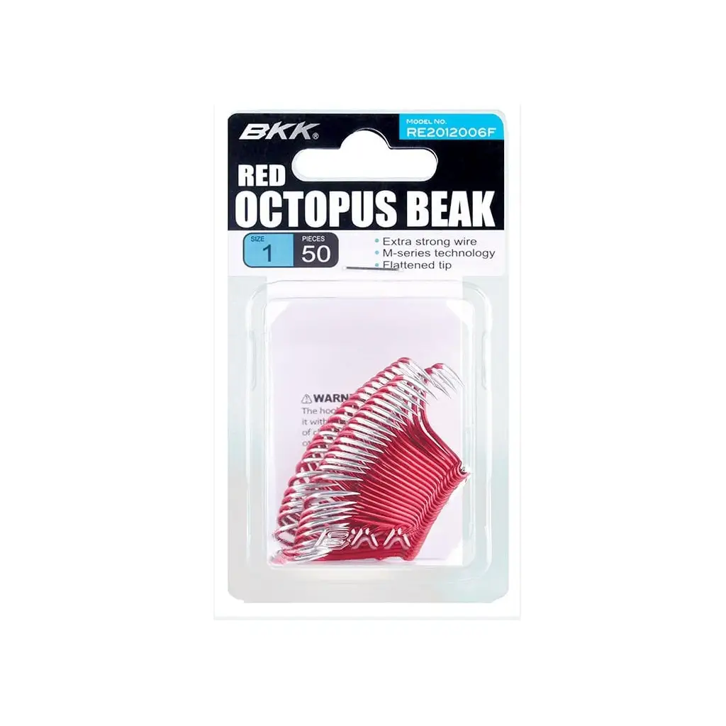 BKK Red Octopus Beak 50 Adet Olta İğnesi 7/0