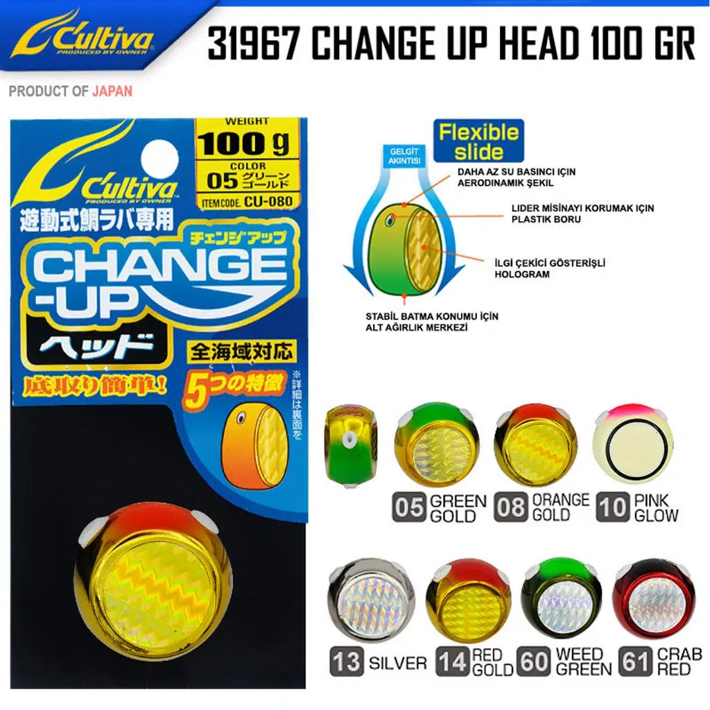 Cultiva 31967 Change Up Head 100Gr No:13 Silver