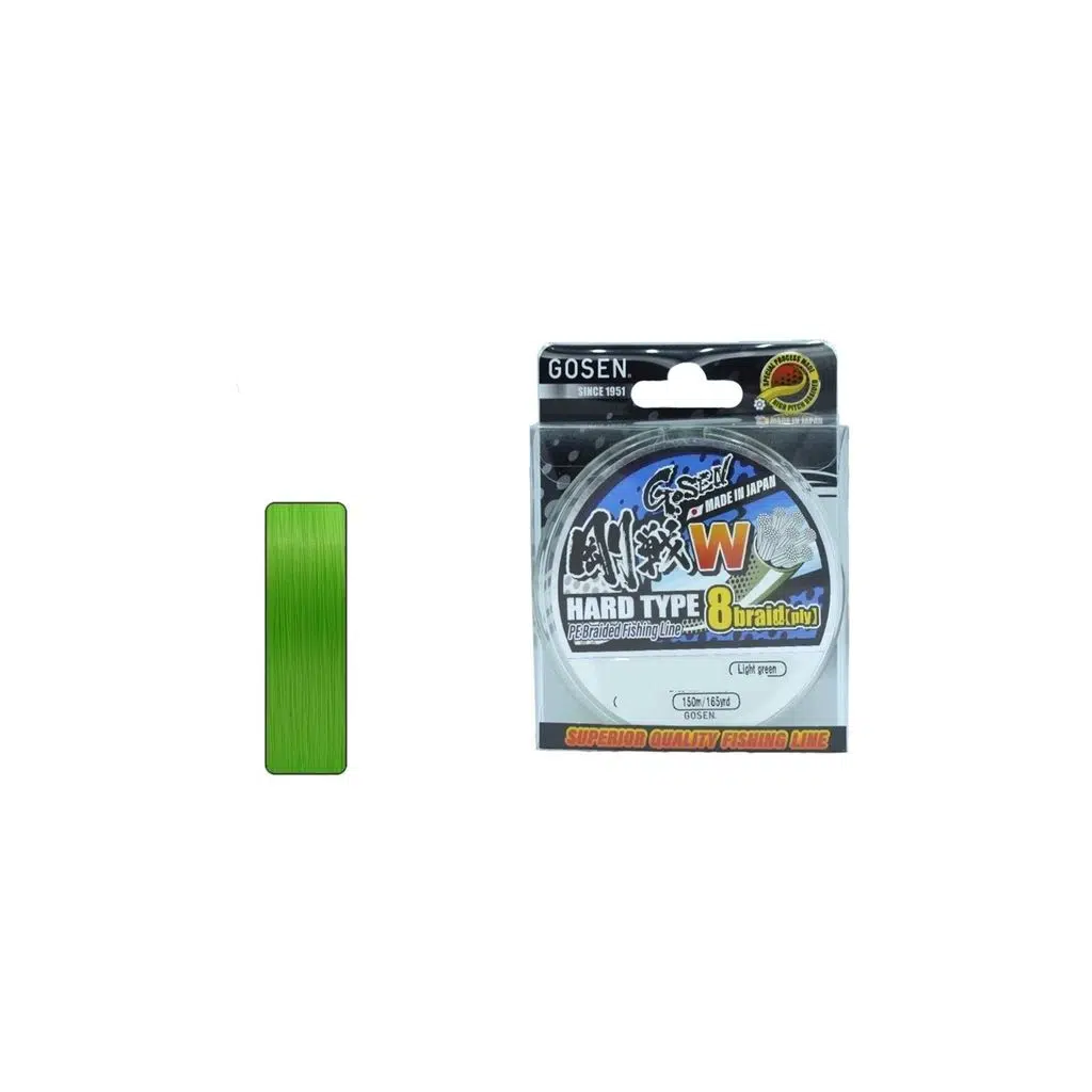 GOSEN W8 HARD TYPE 150M A.YEŞİL PE 0.5-0.117 MM