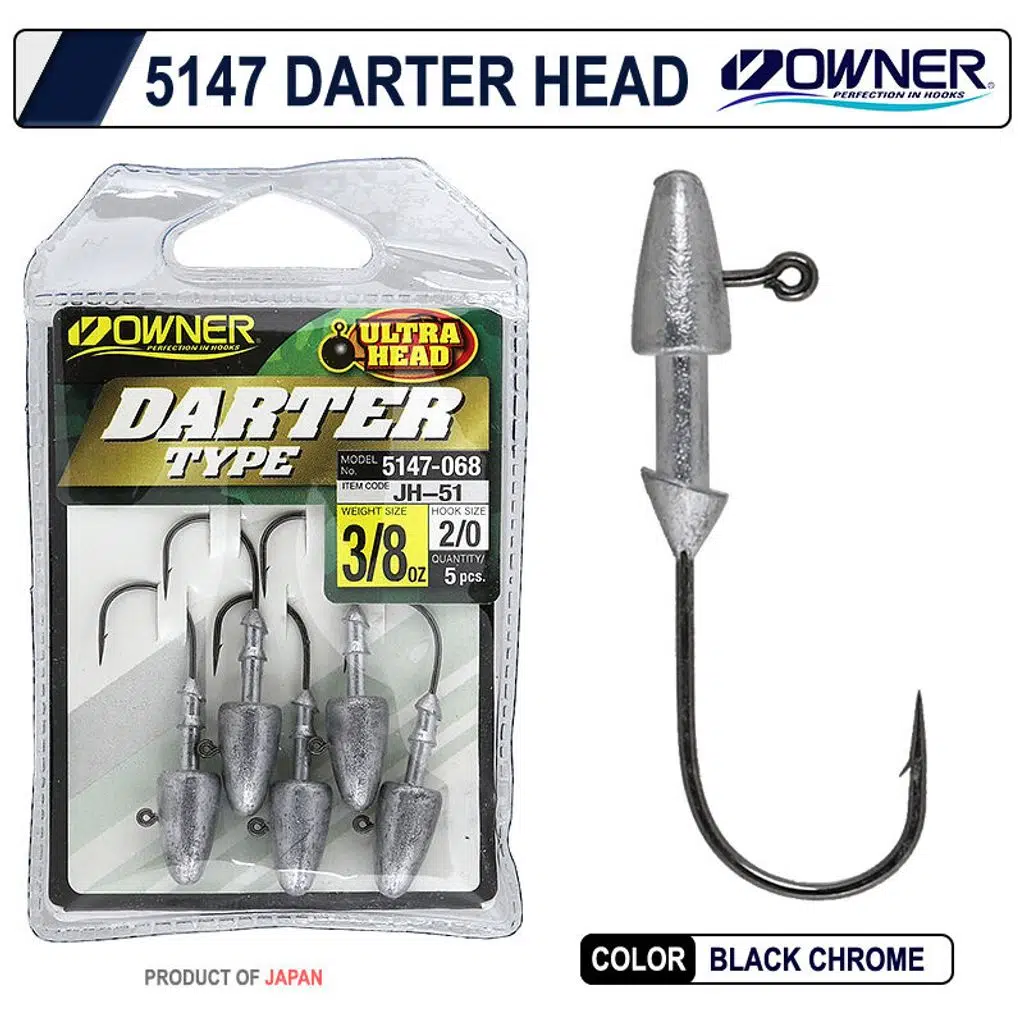 Owner 5147 Darter Head Type 1,8Gr 1/16Oz