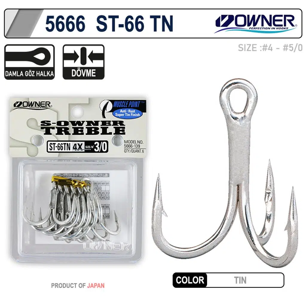 Owner 5666 St-66Tn Tin Çarpma İğne No:1/0