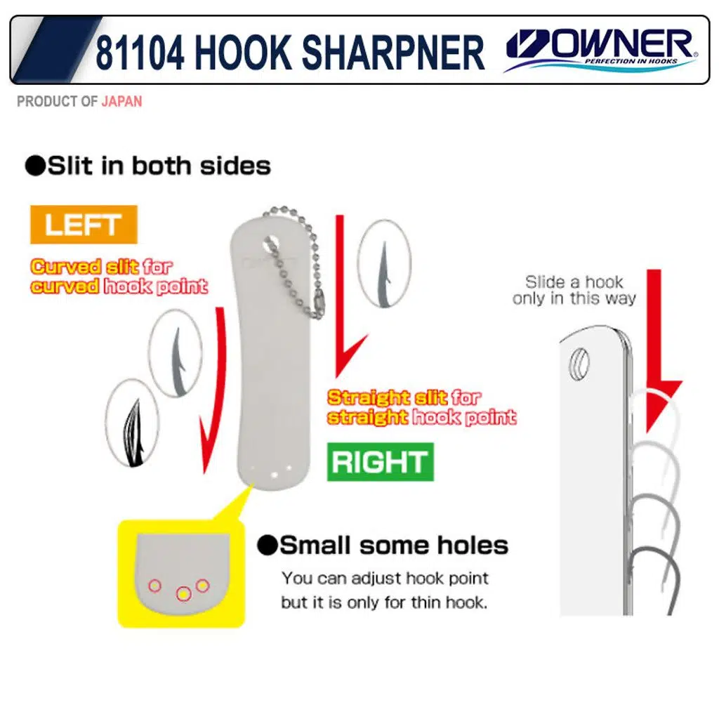 Owner 81104 Hook Sharpner (İğne Bileme) Beyaz