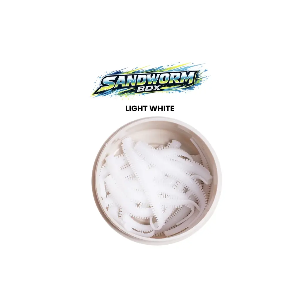 Pandora Sandworm Sızdırmaz Kutu LRF Silikon Light White (15 Pcs)