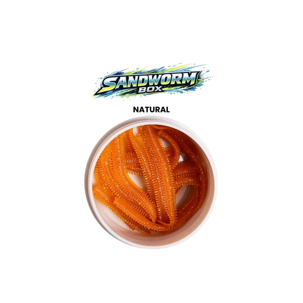 Pandora Sandworm Sızdırmaz Kutu LRF Silikon Naturel (15 Pcs)