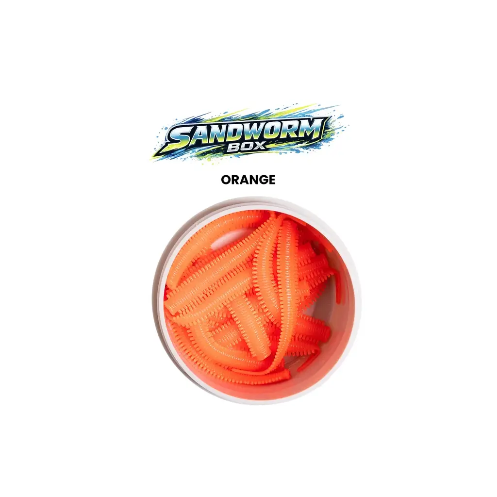 Pandora Sandworm Sızdırmaz Kutu LRF Silikon Orange (15 Pcs)