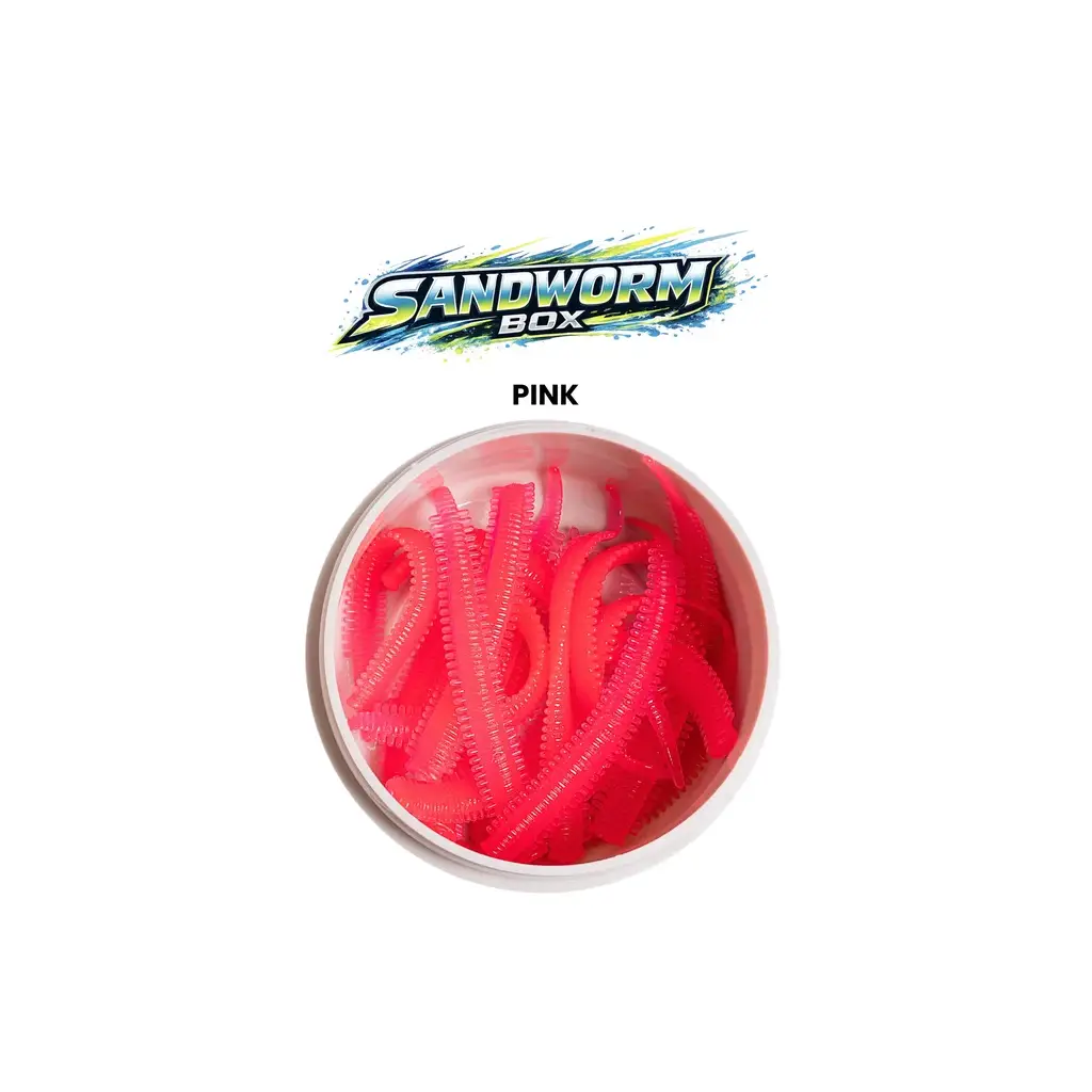Pandora Sandworm Sızdırmaz Kutu LRF Silikon Pink (15 Pcs)