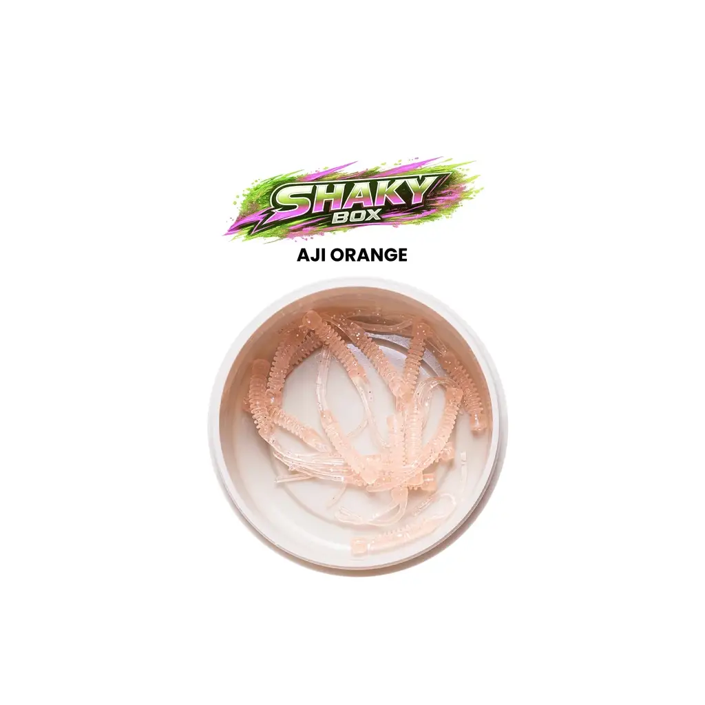 Pandora Shaky Sızdırmaz Kutu LRF Silikon Aji Orange (15 Pcs)