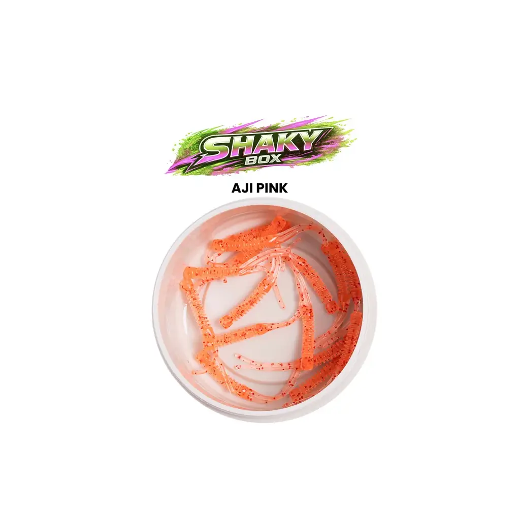 Pandora Shaky Sızdırmaz Kutu LRF Silikon Aji Pink (15 Pcs)