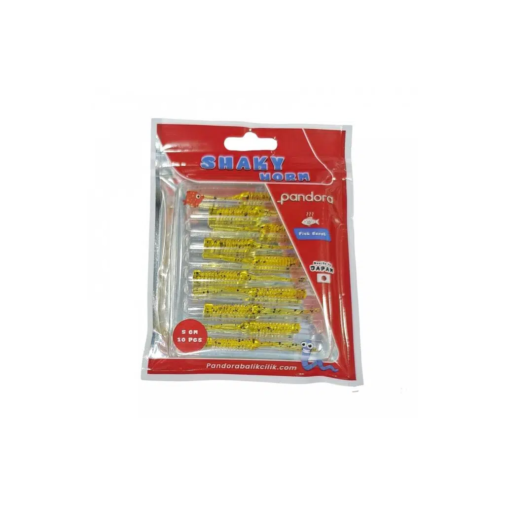 Pandora Shaky Worm 5 Cm Honey Shrimp