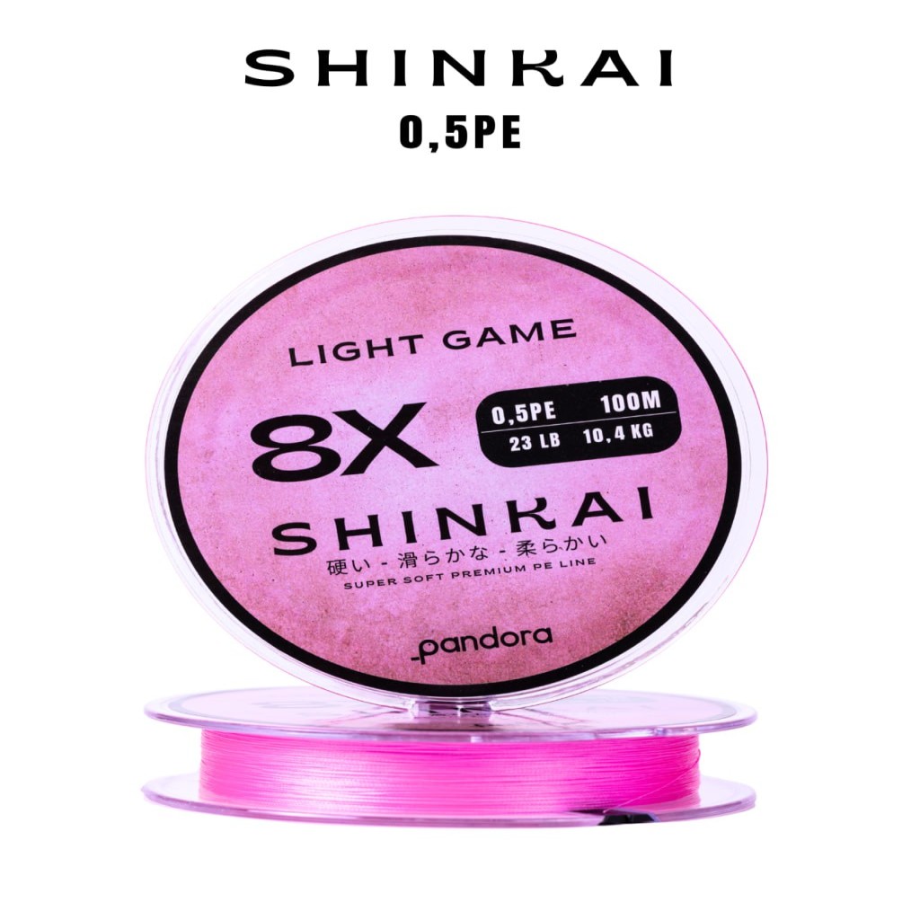 Pandora Shinkai Light Game İp Misina 0.5 PE 100MT
