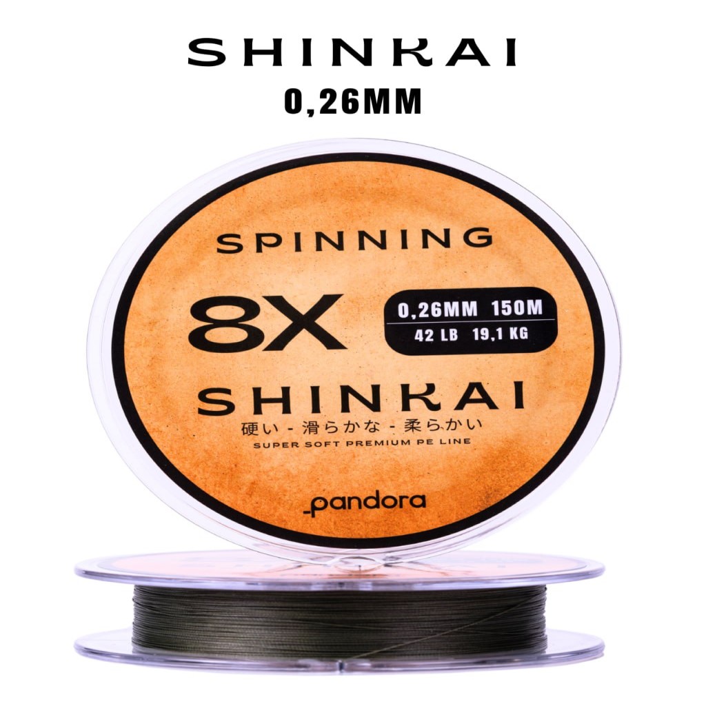 Pandora Shinkai Spinning İp Misina 0.26 MM 150MT