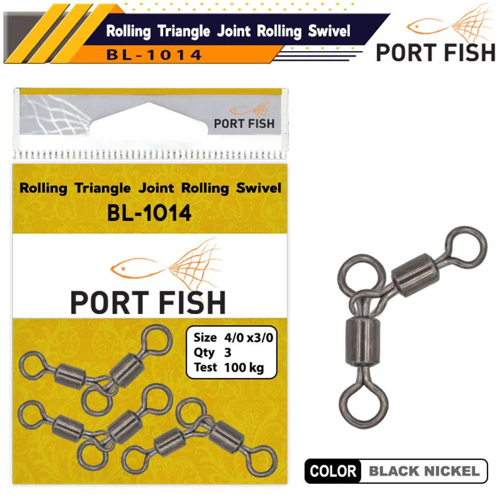 Portfish BL-1014 İkili Parakete Fırdöndü 2/0-1/0