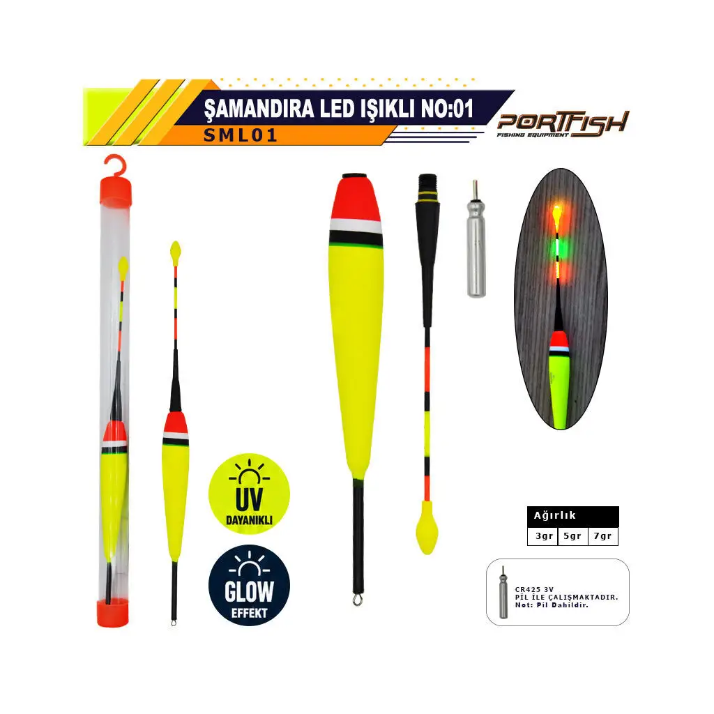Portfish Şamandıra Led Işıklı No:01 7Gr