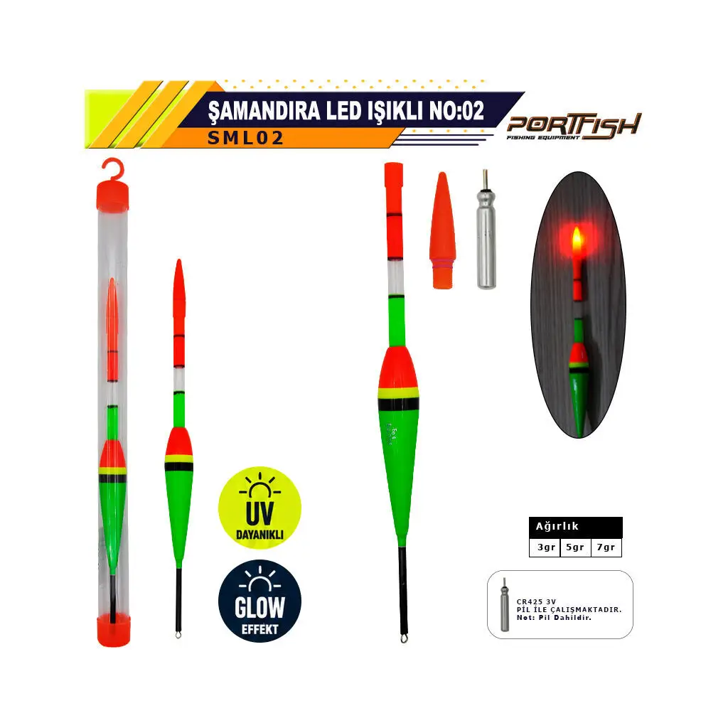 Portfish Şamandıra Led Işıklı No:02 3Gr