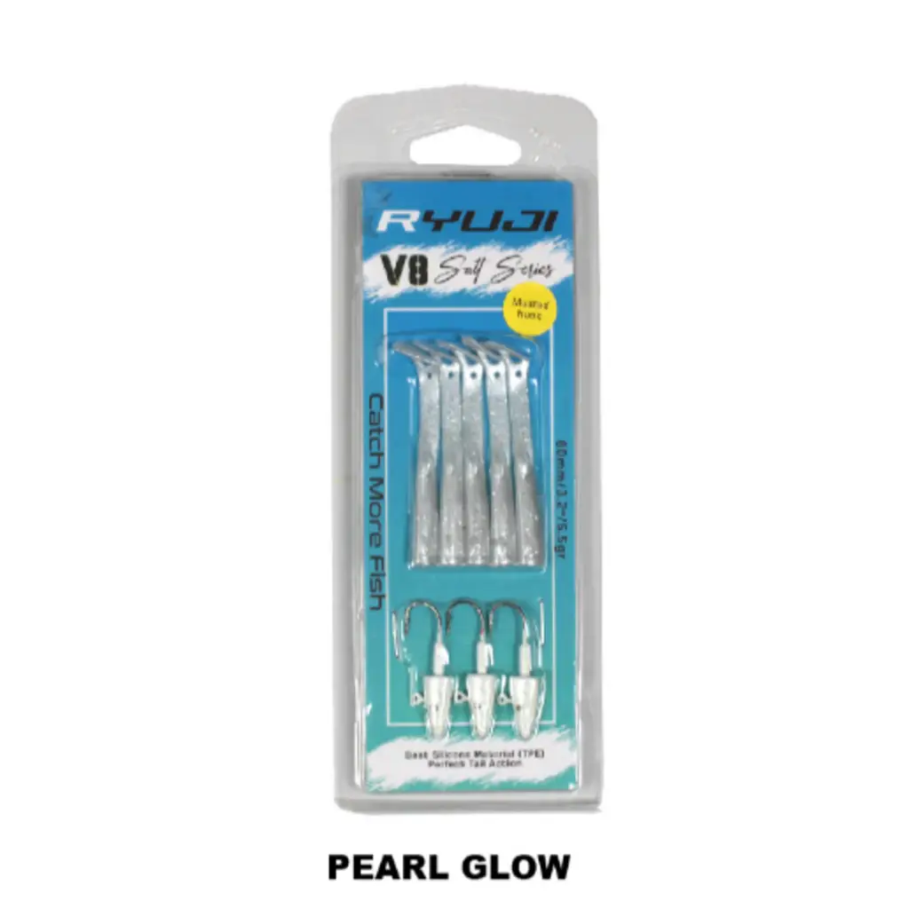 Ryuji V8 8Cm 5.5Gr Silikon Yem Pearl Glow