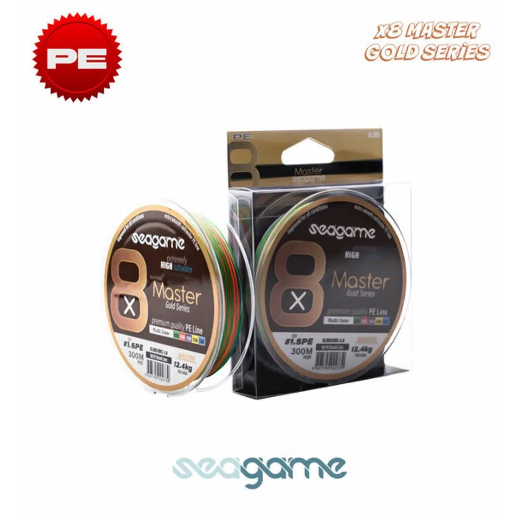 SEAGAME MASTER X8 PE 300M #0.12 MULTI COLOR