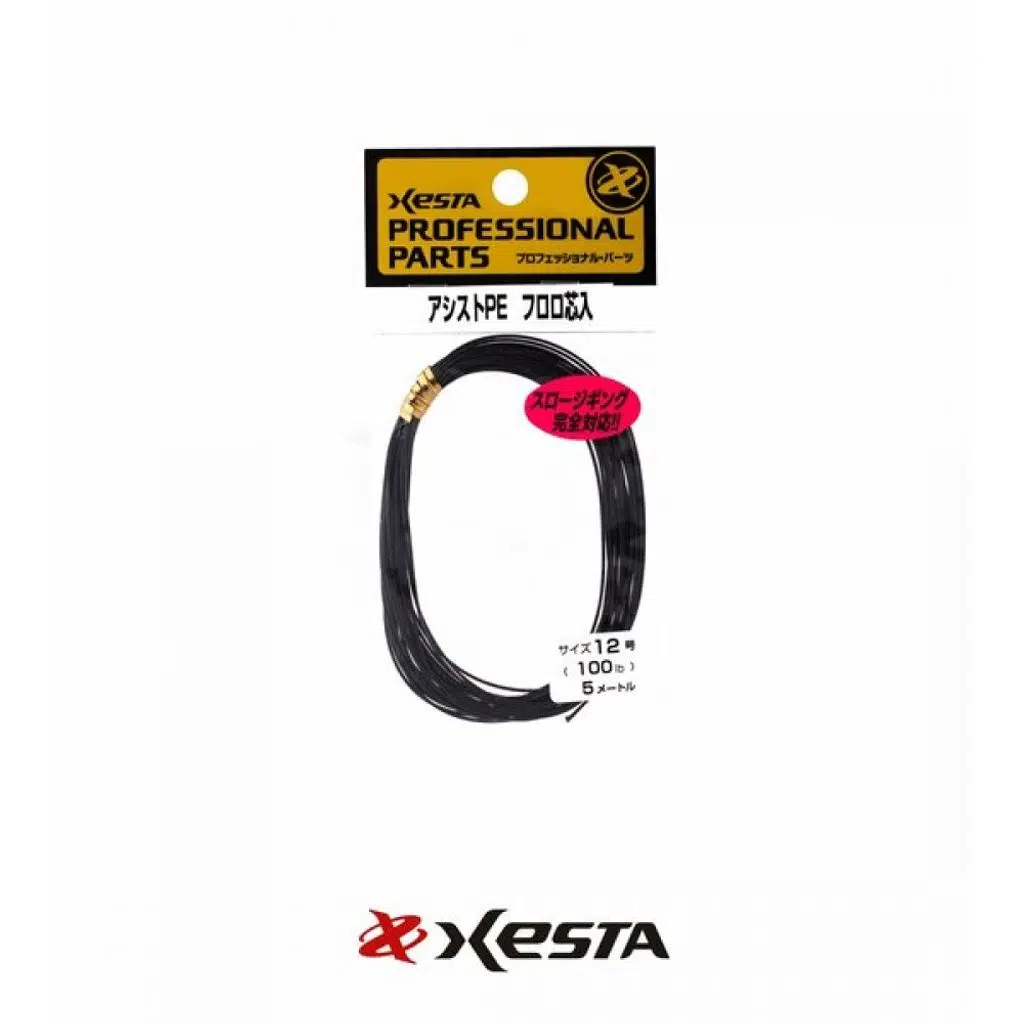 XESTA ASSIST PE FLUORO CORE 5M 100LBS 45KG SİYAH