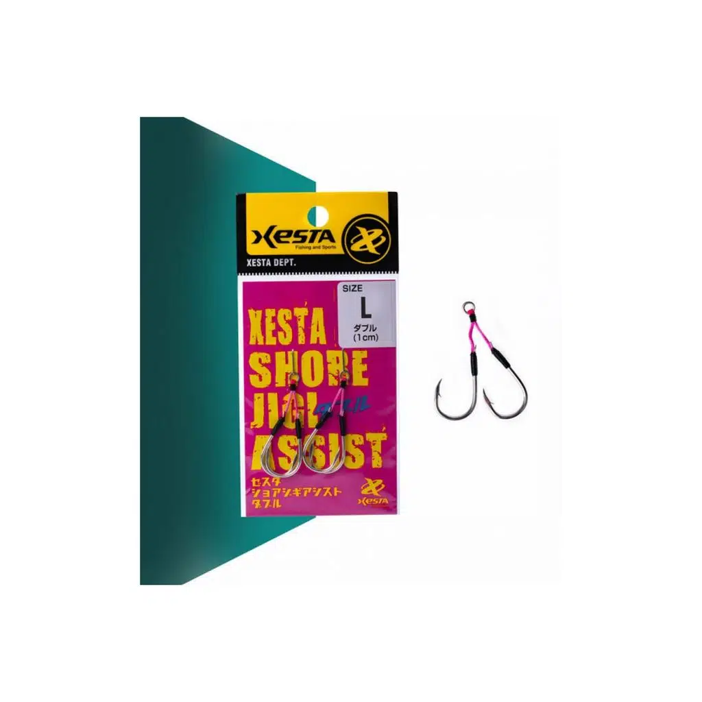 XESTA SHORE JIGGING ASSIST DOUBLE M #14 2P